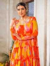 Gul tiered gown