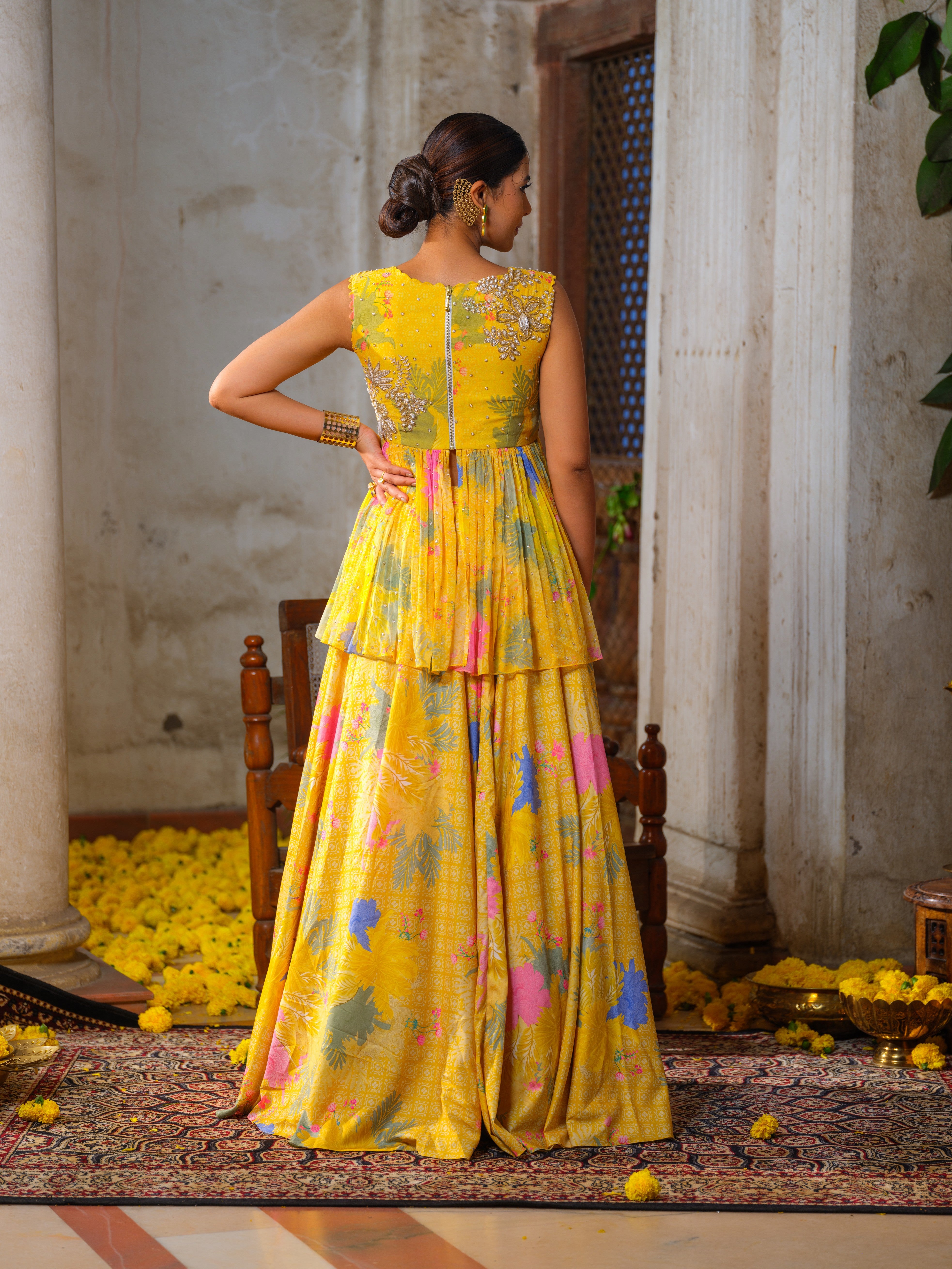 Genda Peplum set