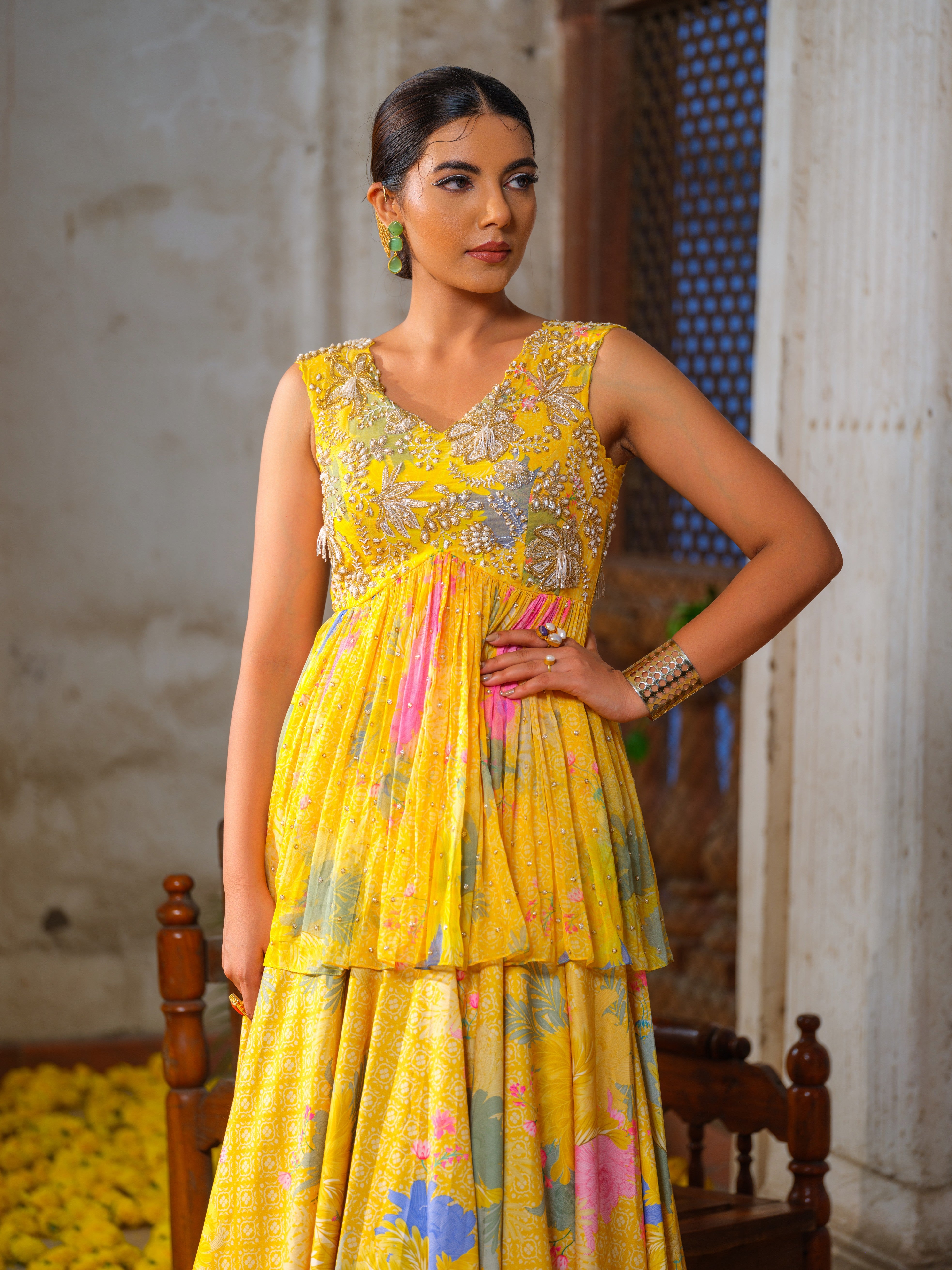 Genda Peplum set