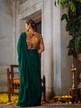 Swara Heera lehenga saree set