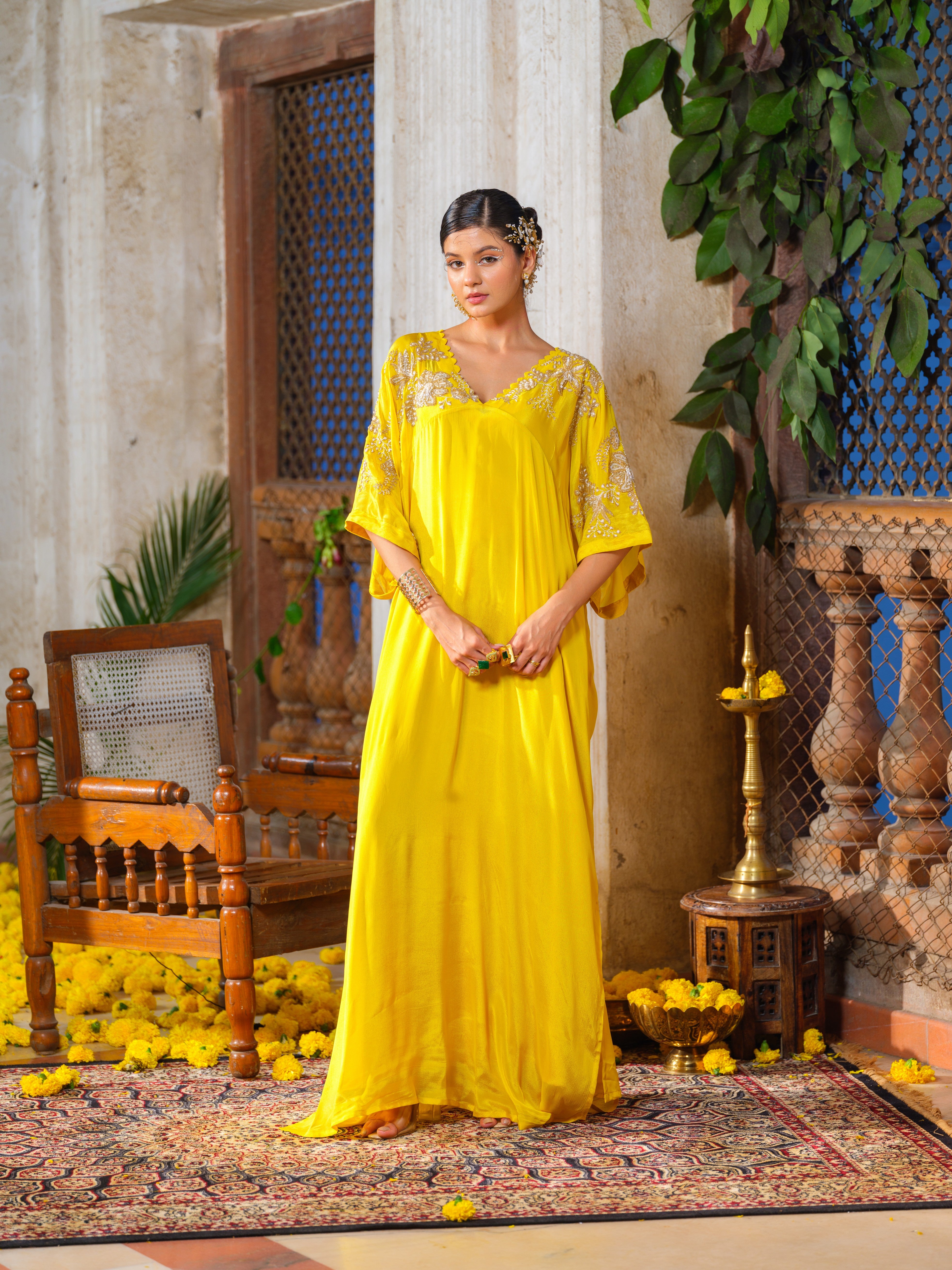 Sanya kaftan dress