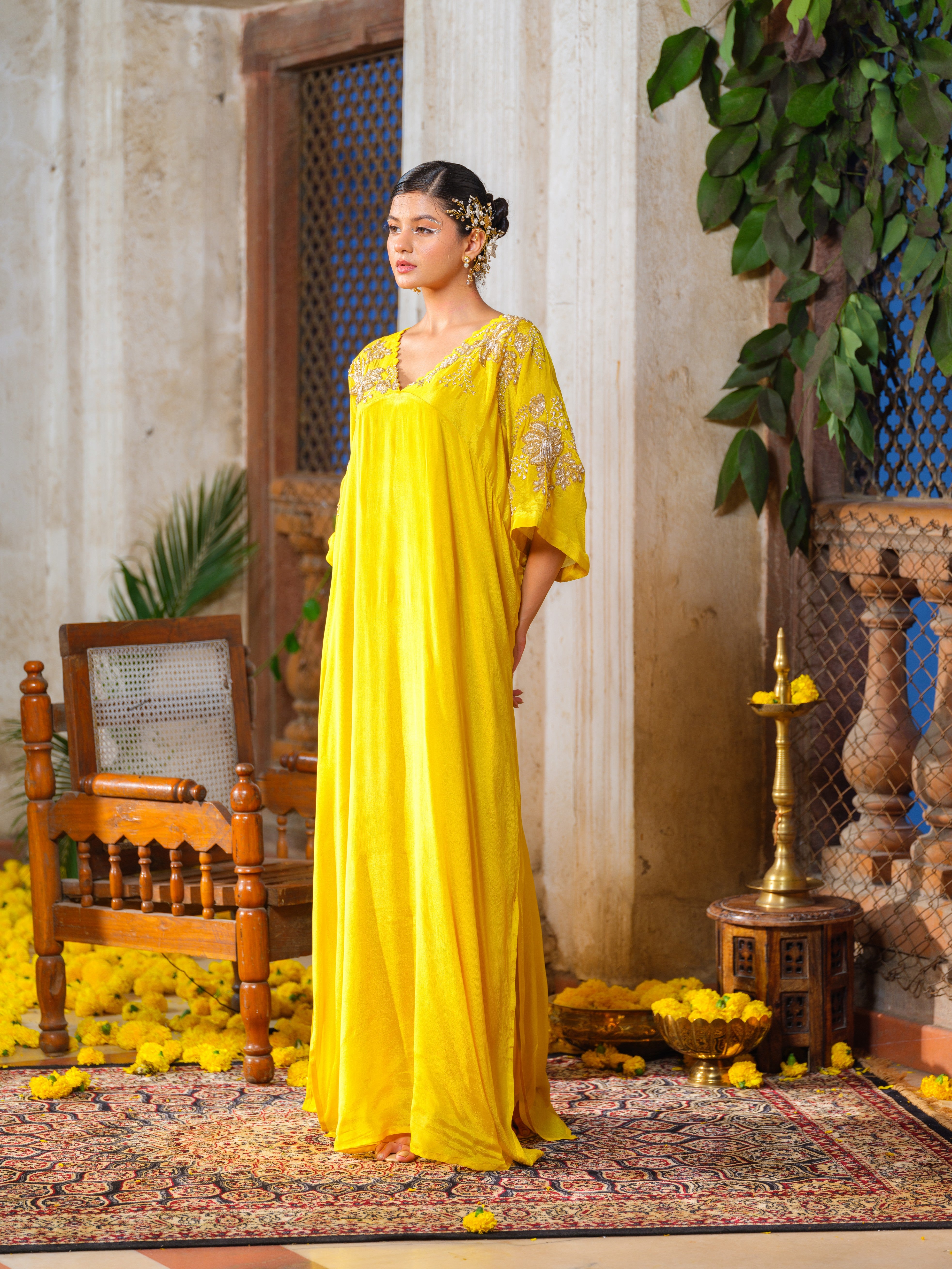 Sanya kaftan dress