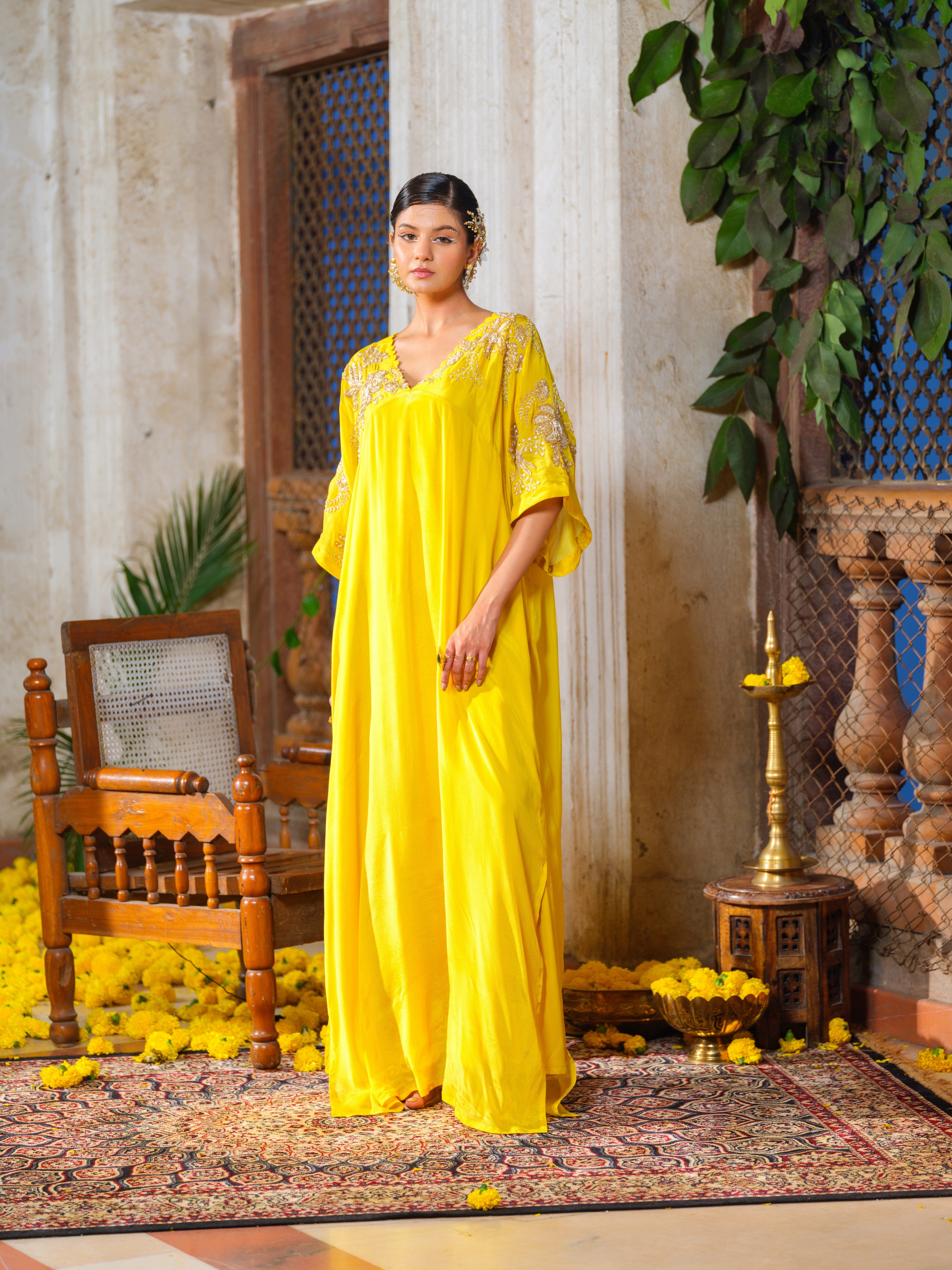 Sanya kaftan dress