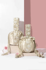 Tej Silver Bucket Bag