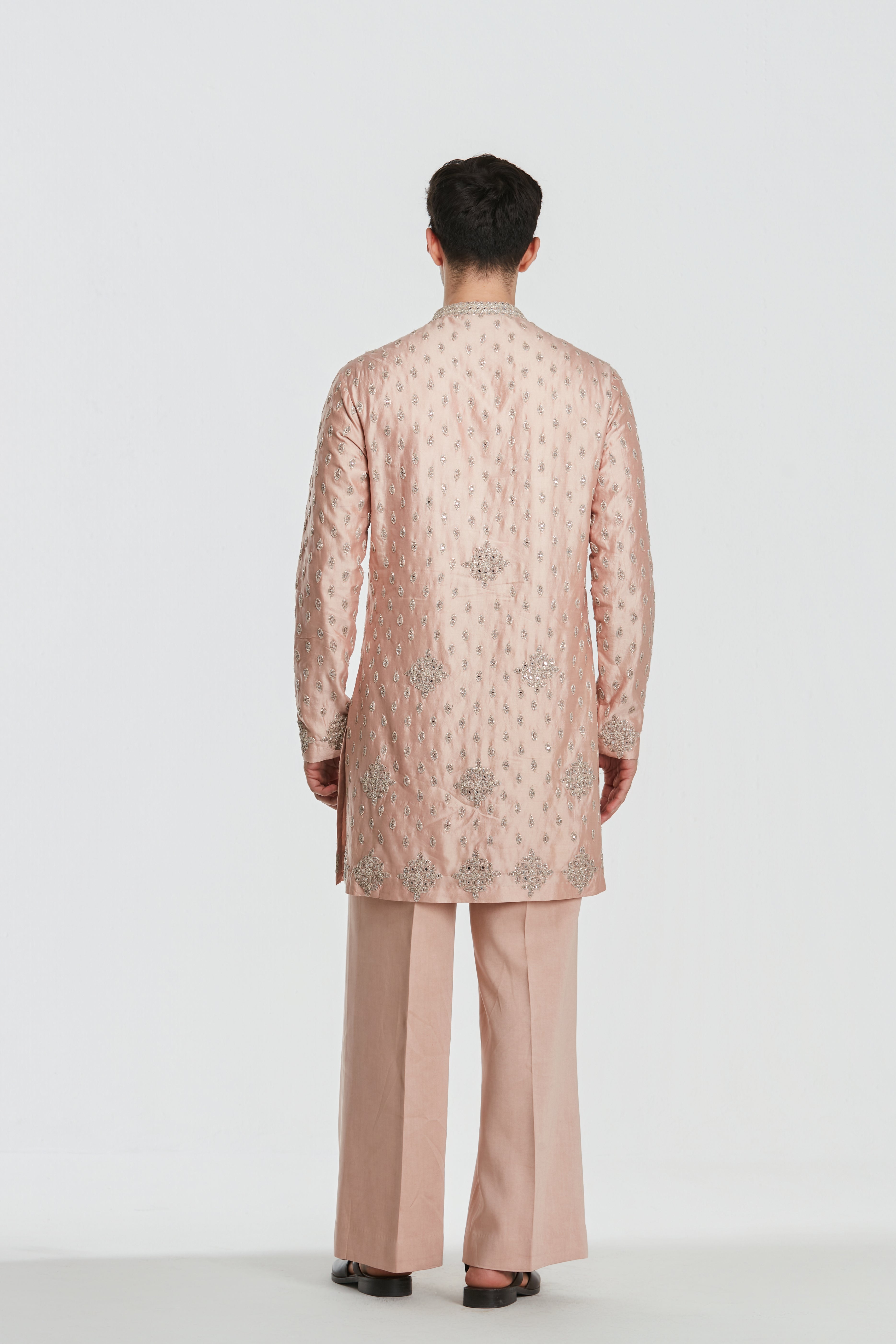 Kurta - heavy chanderi , pant -Cotton twill