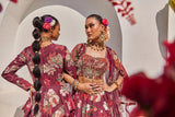 Zehra peplum gown