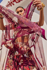 Zehra lehenga cape set