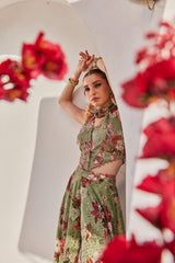 Sufi pallazos jacket set