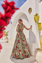 Sufi peplum lehenga set