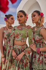 Sufi pallazos jacket set