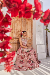 Saanjh peplum pallazos set