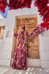 Zehra drape saree set