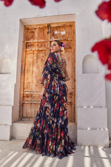 Zeenat drape saree set
