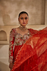 Kesari anarkali set