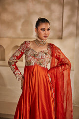 Kesari anarkali set