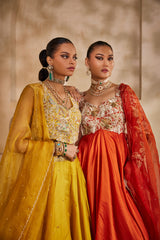 Kesari anarkali set