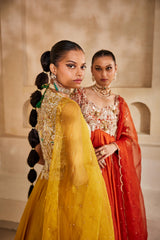 Kesari anarkali set