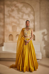 Peeli Noor lehenga set