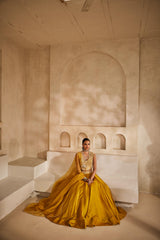 Peeli Noor lehenga set