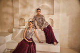 Mahveen jacket set