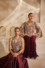 Mahveen jacket set