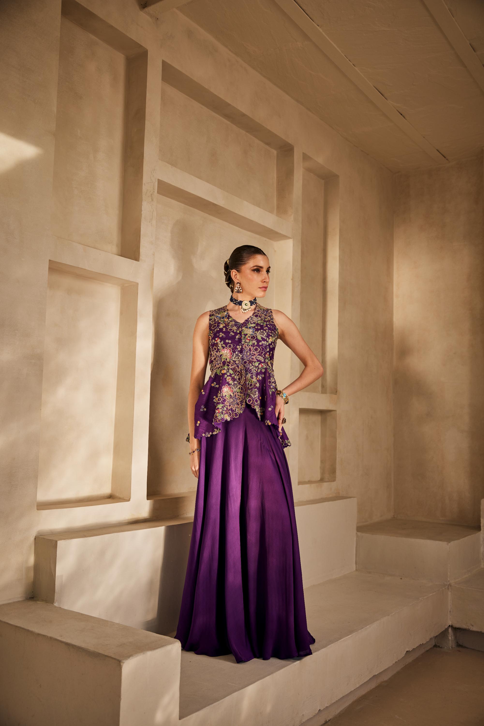 Varnika peplum set