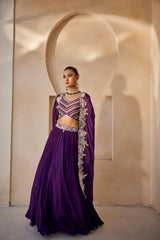Vanya Lehenga cape Set