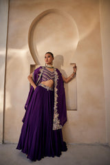 Vanya Lehenga cape Set
