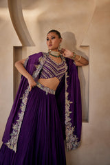 Vanya Lehenga cape Set