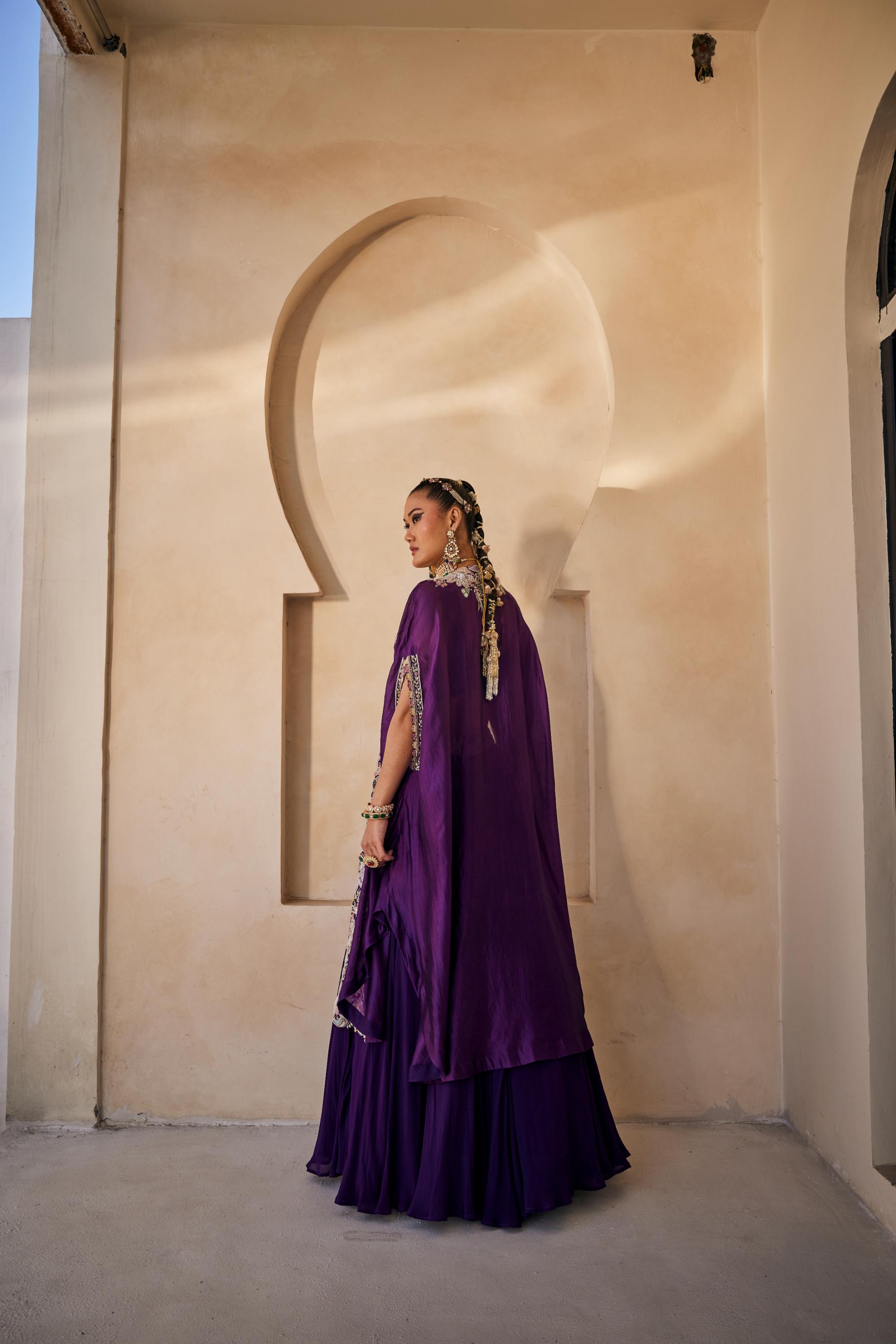 Vanya Lehenga cape Set