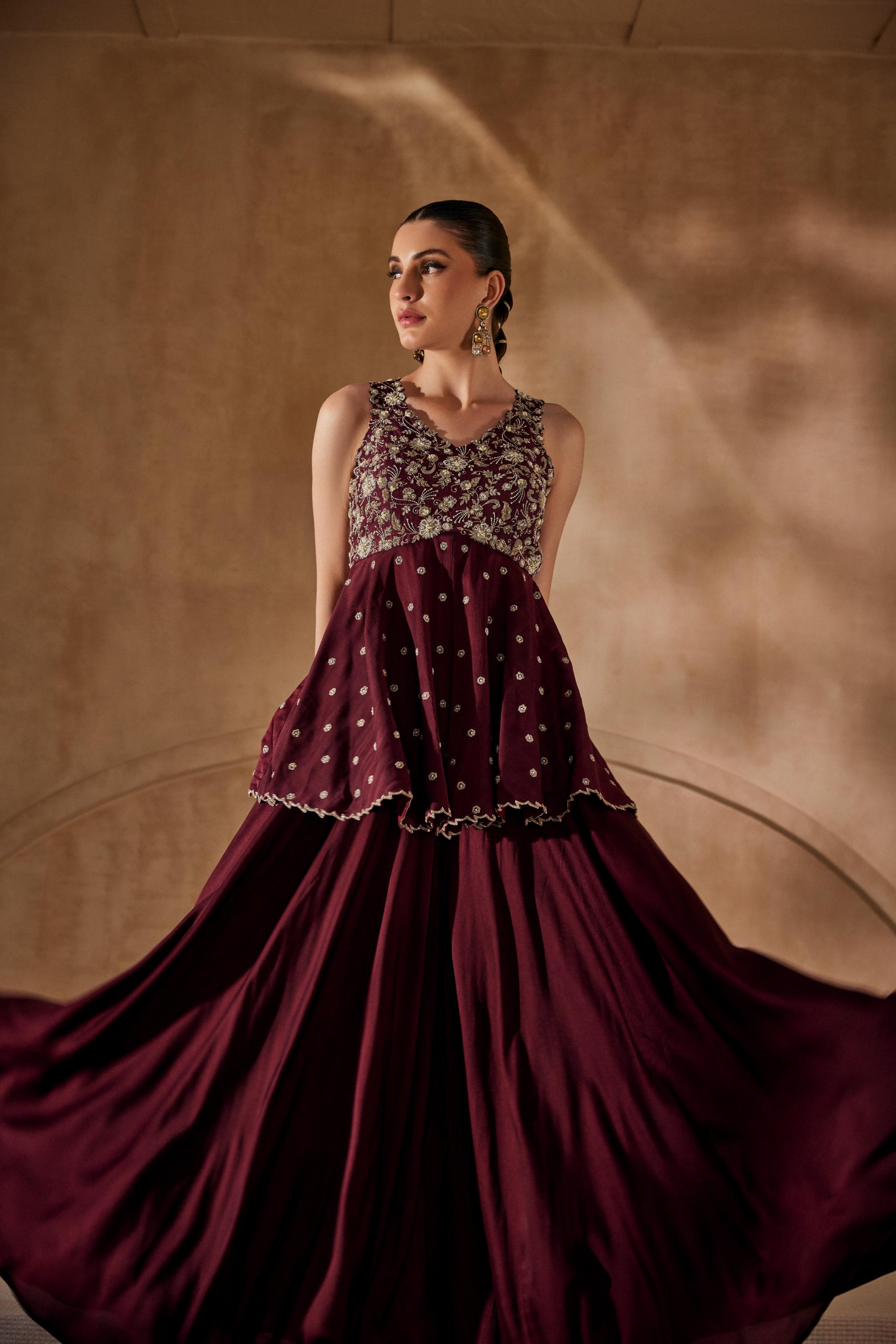 Viraasat peplum set