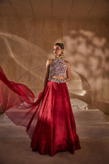 Aangan lehenga set