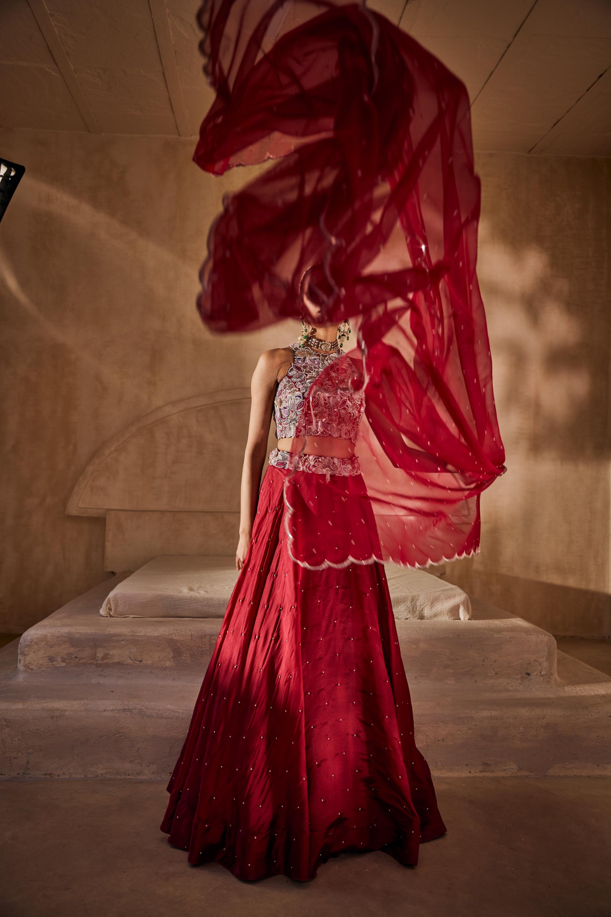 Aangan lehenga set