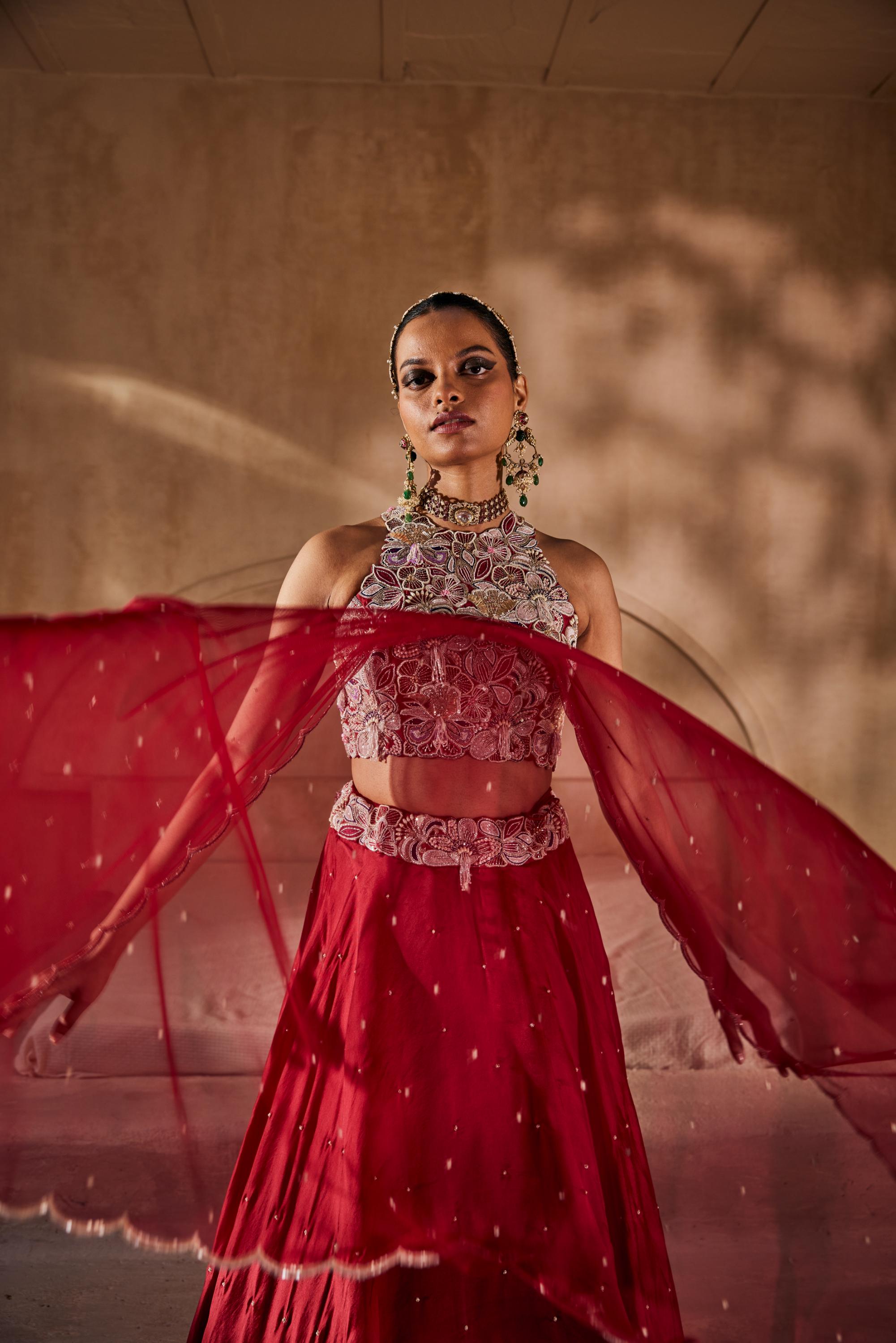 Aangan lehenga set