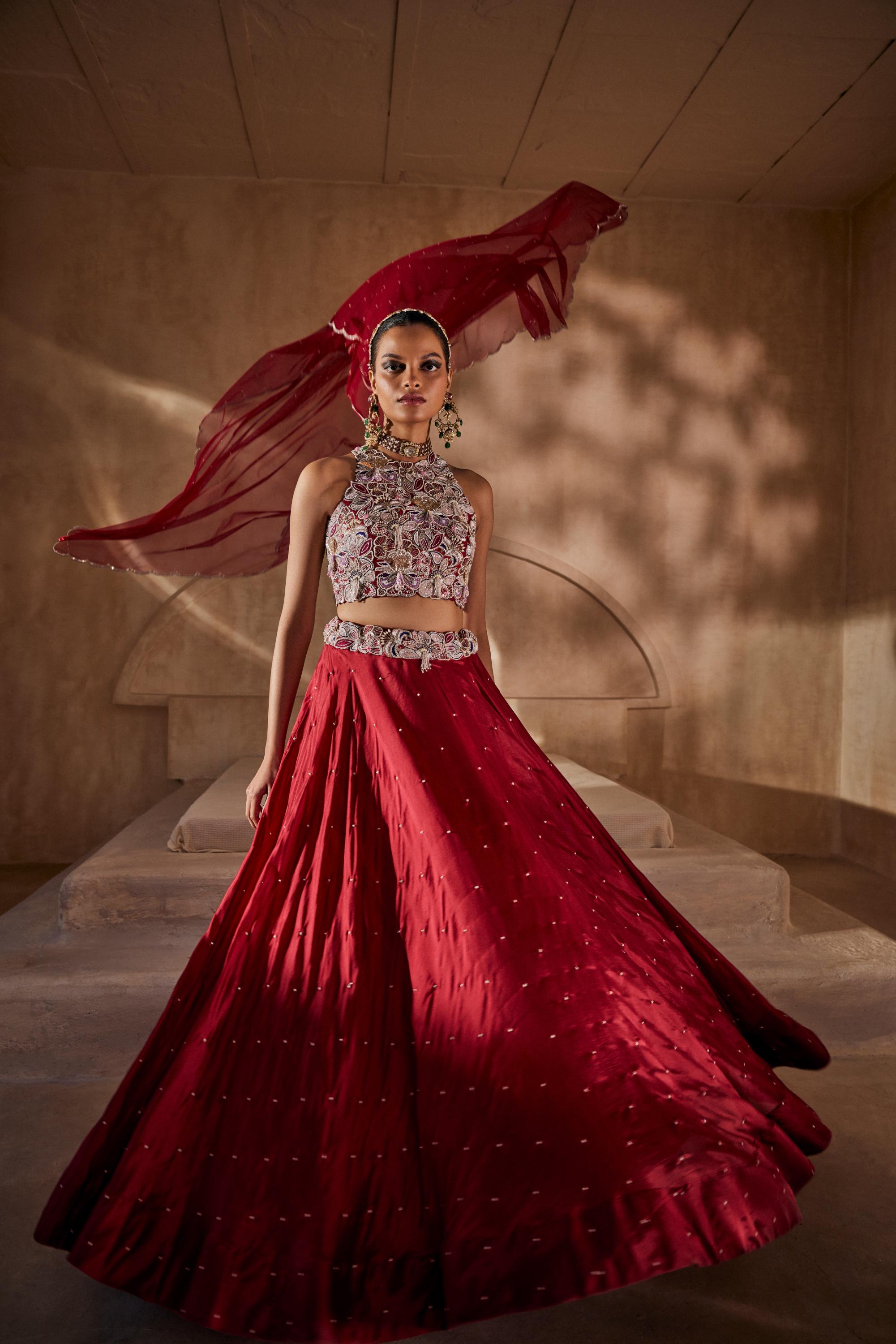 Aangan lehenga set