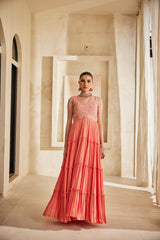 Leher gown