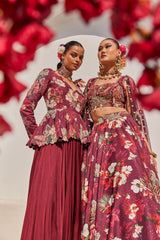Zehra lehenga cape set
