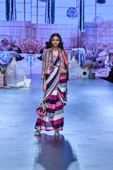 MERLOT SAREE SET
