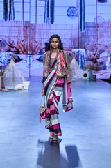 MERLOT SAREE SET
