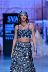 BLUE LEHENGA SET