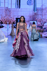 MERLOT LEHENGA SET