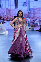 MERLOT LEHENGA SET
