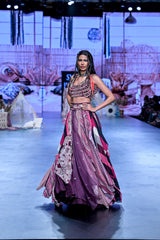 MERLOT LEHENGA SET