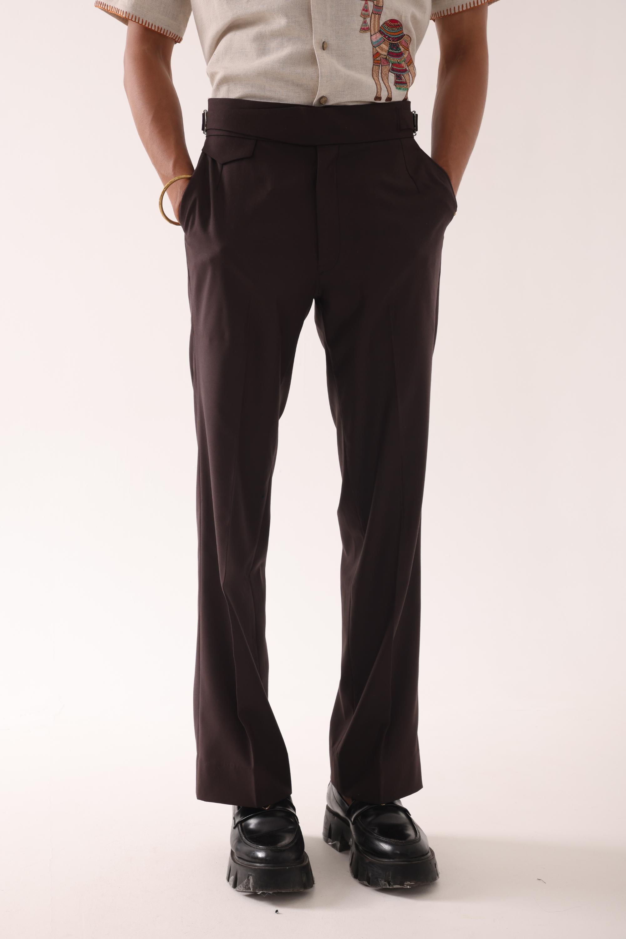 BROWN TROUSERS