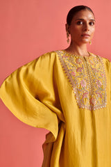 Pure Silk Kaftan & Bemberge Satin Pant