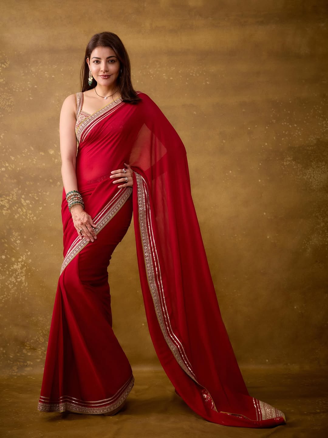 Kajal in Zohra Saree Set