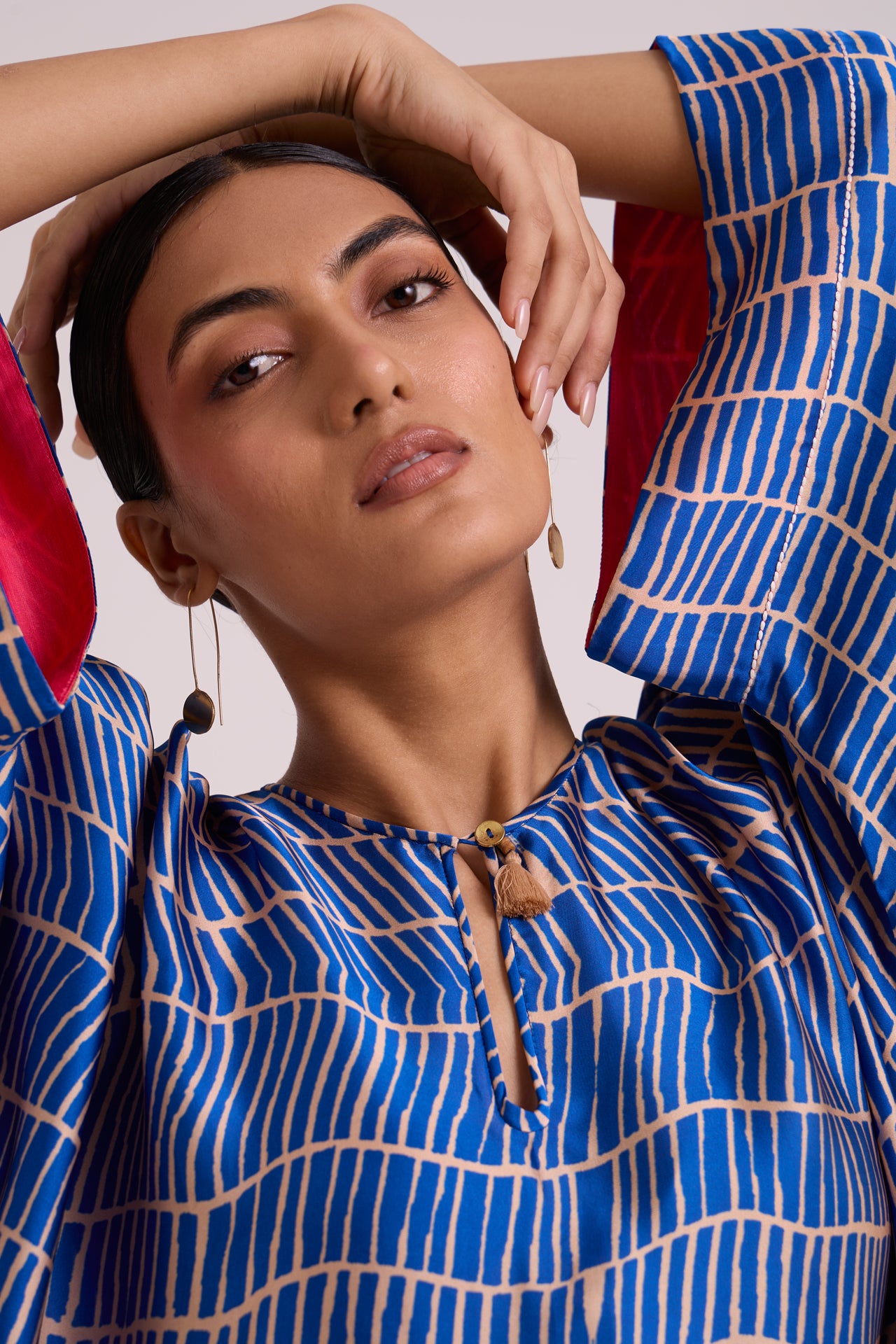 Sabrina - Electric Blue Cloud Top + Pants