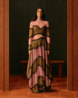 Rosewood Lace Gown
