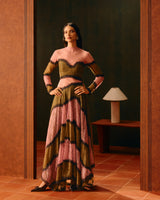 Rosewood Lace Gown