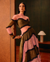 Rosewood Lace Gown